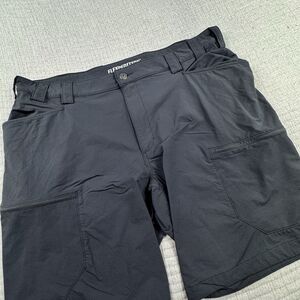 Duluth Trading Flexpedition Cargo Short Men 42 Black 11" Utility Workwear Gorp